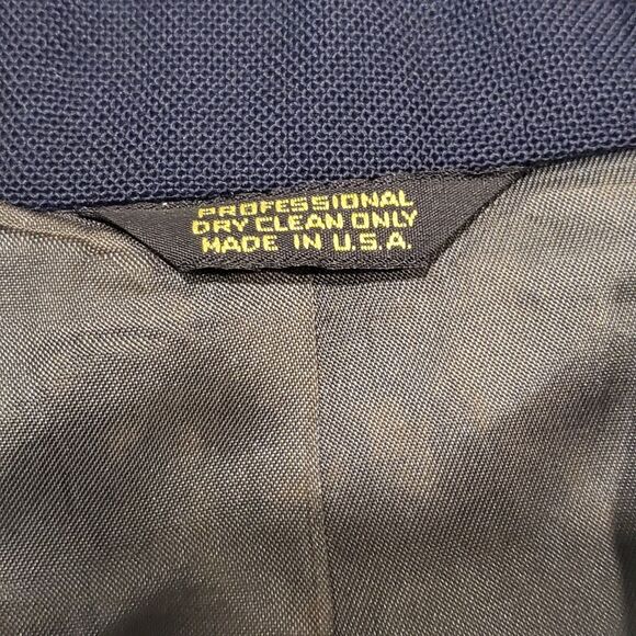 DARKMONT NAVY BLUE BLAZER LONG SLEEVE SIZE 36S - Picture 7 of 7